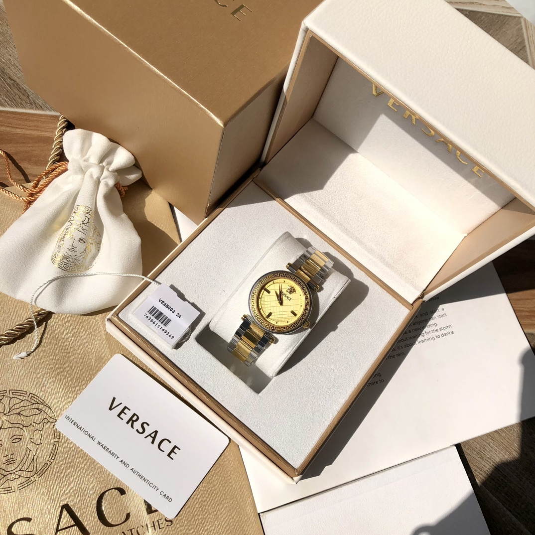 Versace Montre Boutique de luxe
 Fashion Ceinture en acier inoxydable