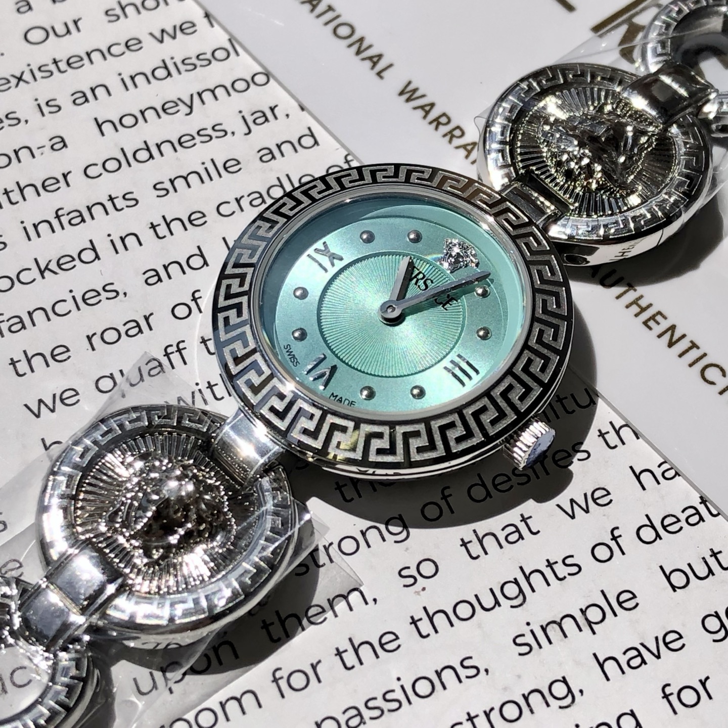 NO:386344,4 lake blue Versace, versace19860909款4湖水蓝 范思哲,,versace,Watch