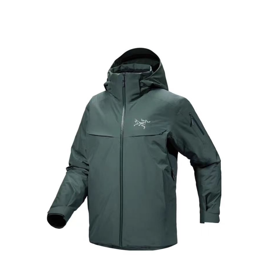 台州最高版本 现货供应秒发🔥 鸟家 买菜款 男子滑雪羽绒服

尺码：S-2XL（只换不退）
颜色：黑色 深绿 蓝色 （灰色🈚️）
​macai domn jacket 采用防水防风雪防耐斯面料！全压胶服，专业户外防水拉链！提供多面保护！
​采用灰鹅绒！轻盈蓬松度高，内里有防风裙！保暖无惧严寒！ 袖口宽松方便戴手套🧤！有松紧魔术贴！
​可调节抽绳，保暖头套！
​