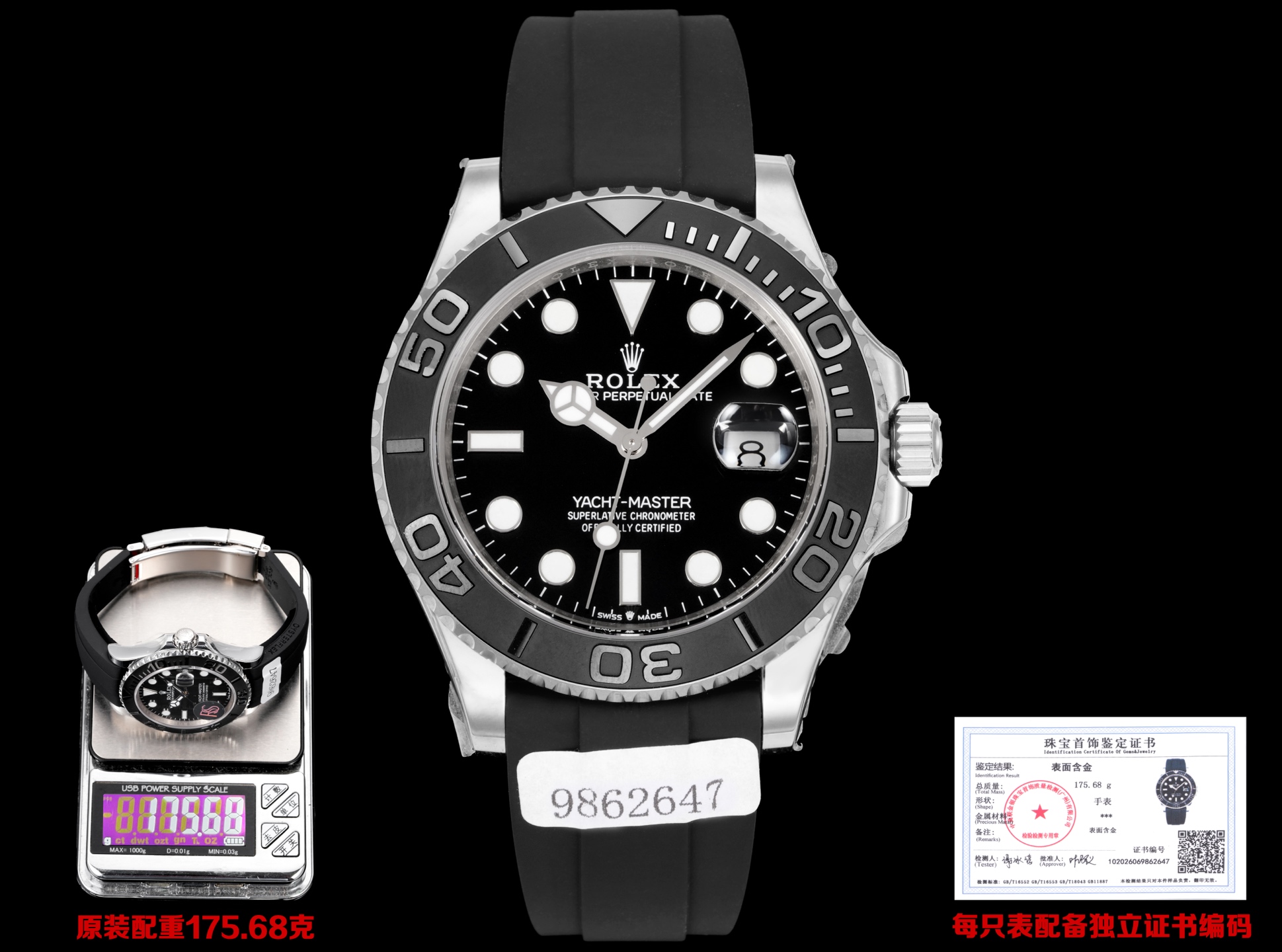 NO:924498,[Yacht-Master·Ultimate Edition] 174g-178g perfect counterweight, it’s original when you get it!  The core upgrade is equipped with the latest 27-jewel Dandong integrated movement, 70 hours + strong power reserve, and more stable running time!  The ultimate craftsmanship of 3D NURBS CNC molding, 904L stainless steel case, thickness 11.8mm, perfectly synchronized with the official. Exclusive gold-plated market, the only full-body vacuum 18K gold-plated, promises no peeling, no fading, no color difference!  Top accessories substitute enamel dial + special hands + sapphire high-transparent glass + non-marking ceramic ring + memory steel tape. Quality commitment: all watch accessories can be interchanged with the official, 1:1 restoration of the original wearing experience!  Comes with a certificate and a code, welcome to taste.,19860909【游艇名仕·终极版】 174g-178g完美配重,上手即原装！核心升级搭载最新27珠丹东一体机芯,70小时+强劲动储,走时更稳！ 极致工艺3D NURBS CNC开模,904L精钢表壳,厚度11.8mm完美同步官方. 独家包金市场唯一通体真空18K包金,承诺不掉皮不掉色无色差！ 顶级配件代用搪瓷表盘+特级指针+蓝宝石高透玻璃+不留印陶瓷圈口+记忆钢片胶带. 品质承诺全表配件均可与官方互换,1:1还原原装佩戴体验！附带一证一码,欢迎品鉴.,,Watch