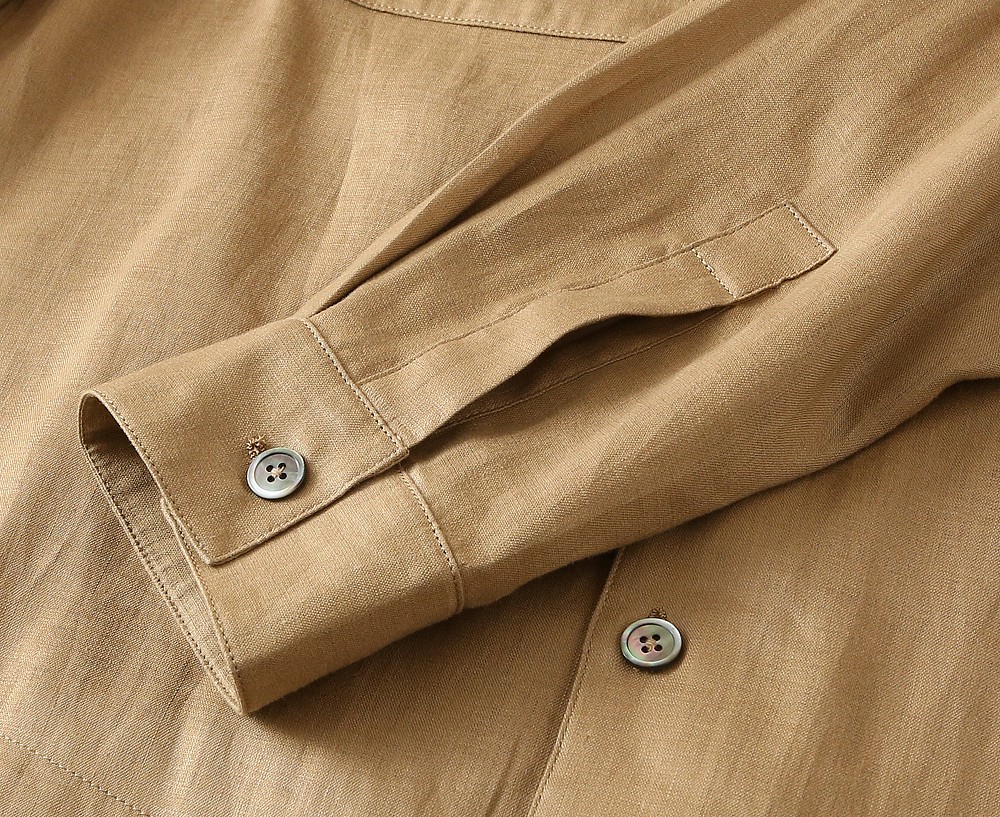 🌾lP🆕 亚麻衬衣款外套夹克2026SS(新品)春款顶级100%亚麻面料！官网最经典lP🆕家族男士轻便商