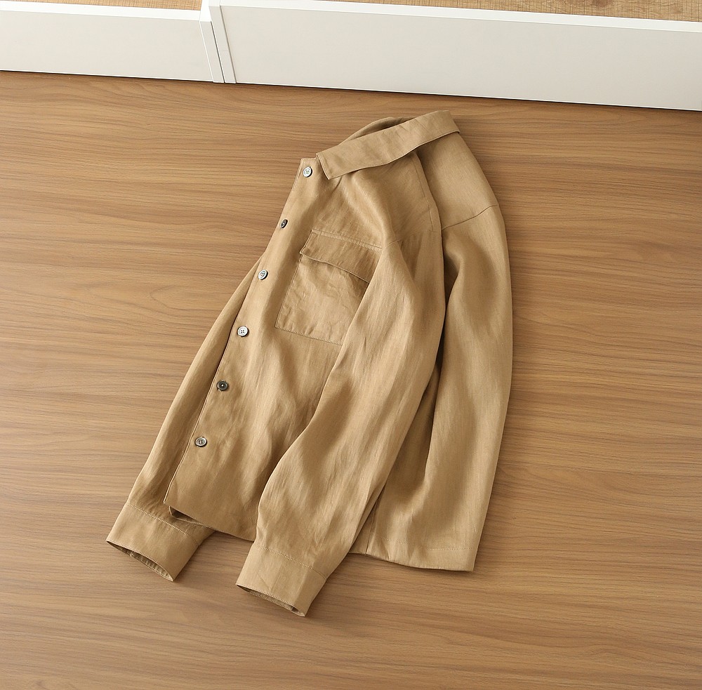 🌾lP🆕 亚麻衬衣款外套夹克2026SS(新品)春款顶级100%亚麻面料！官网最经典lP🆕家族男士轻便商