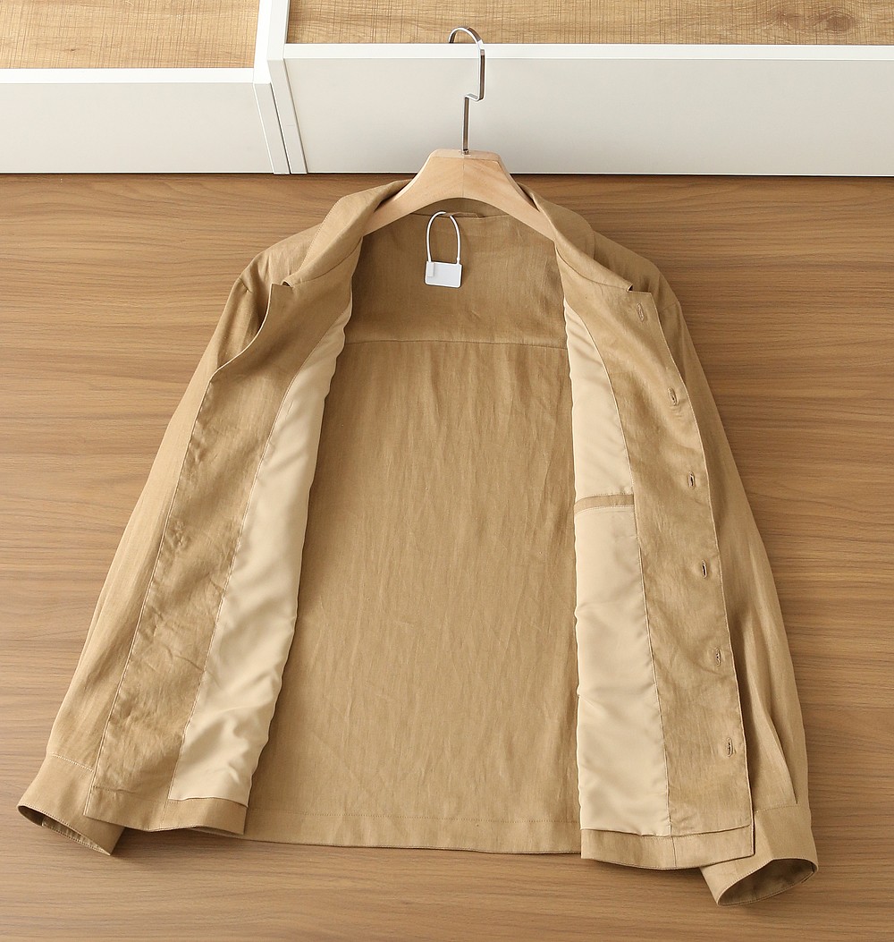 🌾lP🆕 亚麻衬衣款外套夹克2026SS(新品)春款顶级100%亚麻面料！官网最经典lP🆕家族男士轻便商
