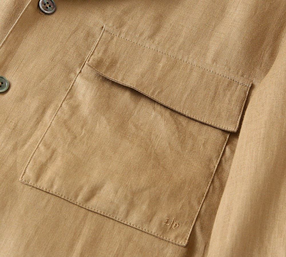 🌾lP🆕 亚麻衬衣款外套夹克2026SS(新品)春款顶级100%亚麻面料！官网最经典lP🆕家族男士轻便商