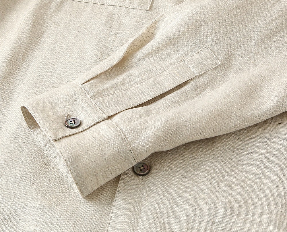 🌾lP🆕 亚麻衬衣款外套夹克2026SS(新品)春款顶级100%亚麻面料！官网最经典lP🆕家族男士轻便商