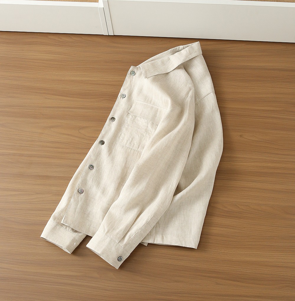 🌾lP🆕 百分百100%亚麻衬衣外套尺寸表……2603