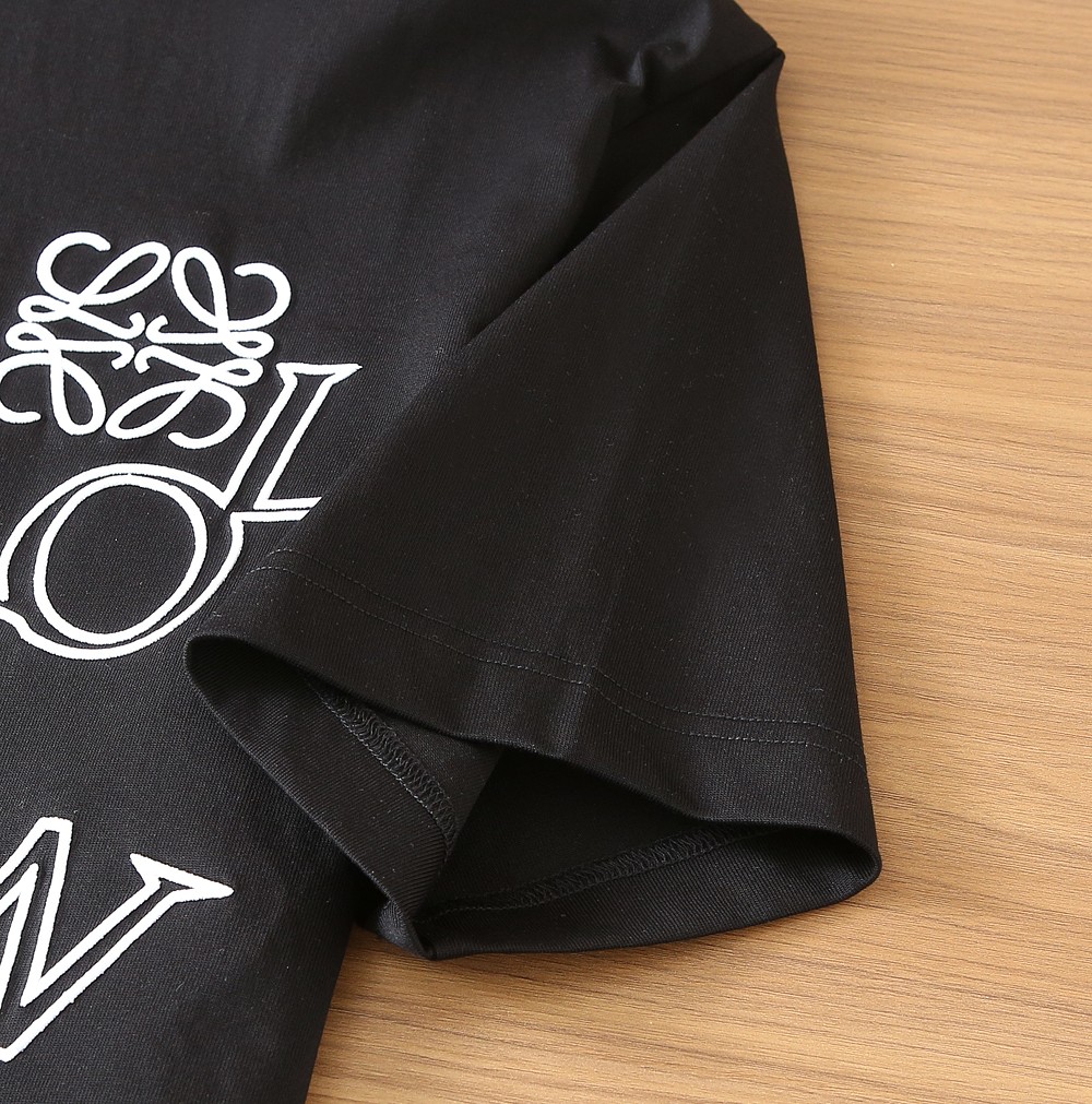 🌾罗意威LOEWE2026春夏新款首发专柜最新款短袖圆领T恤 高端订制 设计前卫时尚！品牌logo重工艺