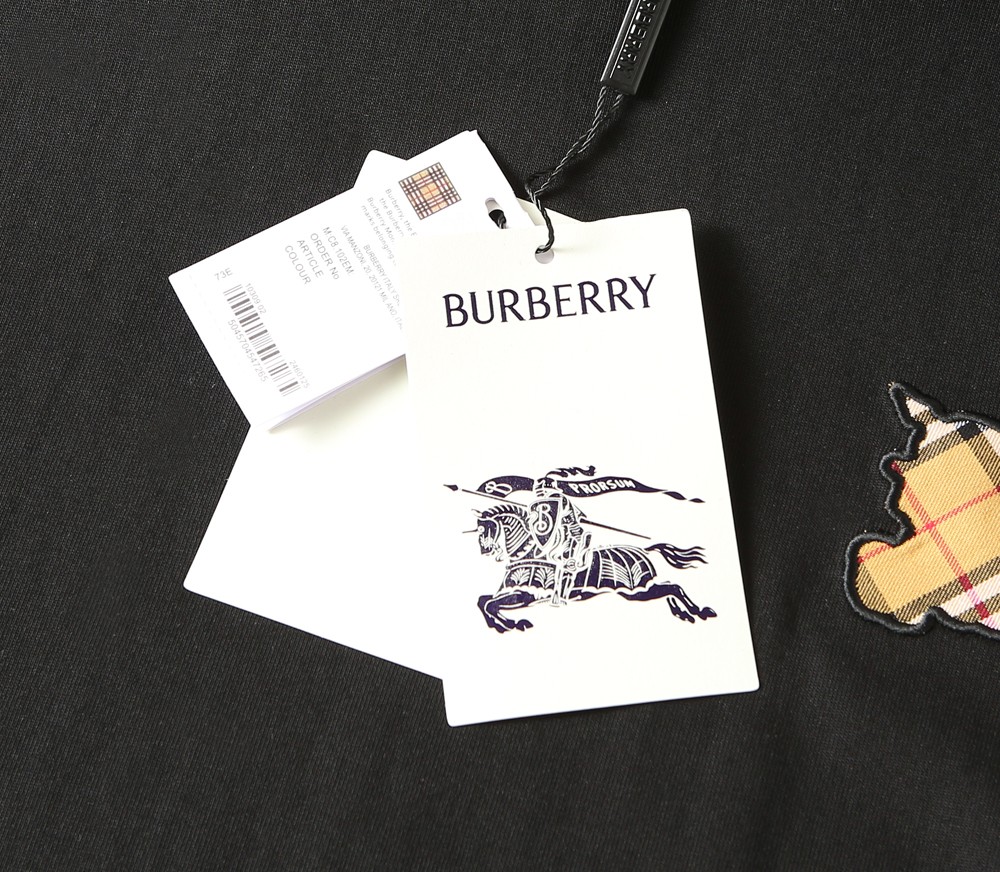 🌾巴宝莉2026春夏新款首发专柜最新款短袖圆领T恤 高端订制 设计前卫时尚！品牌logo重工艺设计 高端