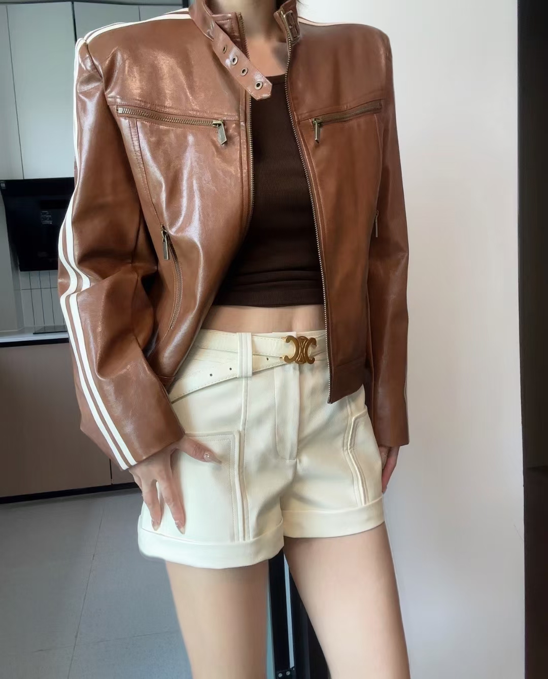 P456 High Quality Women ‘ s Clothes Early autumn new SML - 图片 4