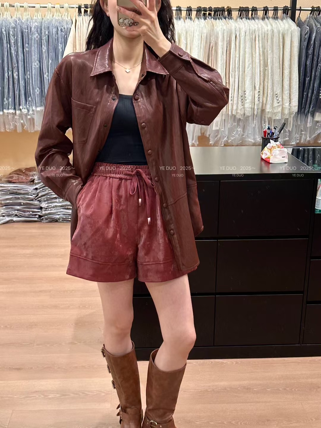 High-End Women’s Apparel: Jackets, Suits, Shorts, and Dustproof Bags for Autumn.