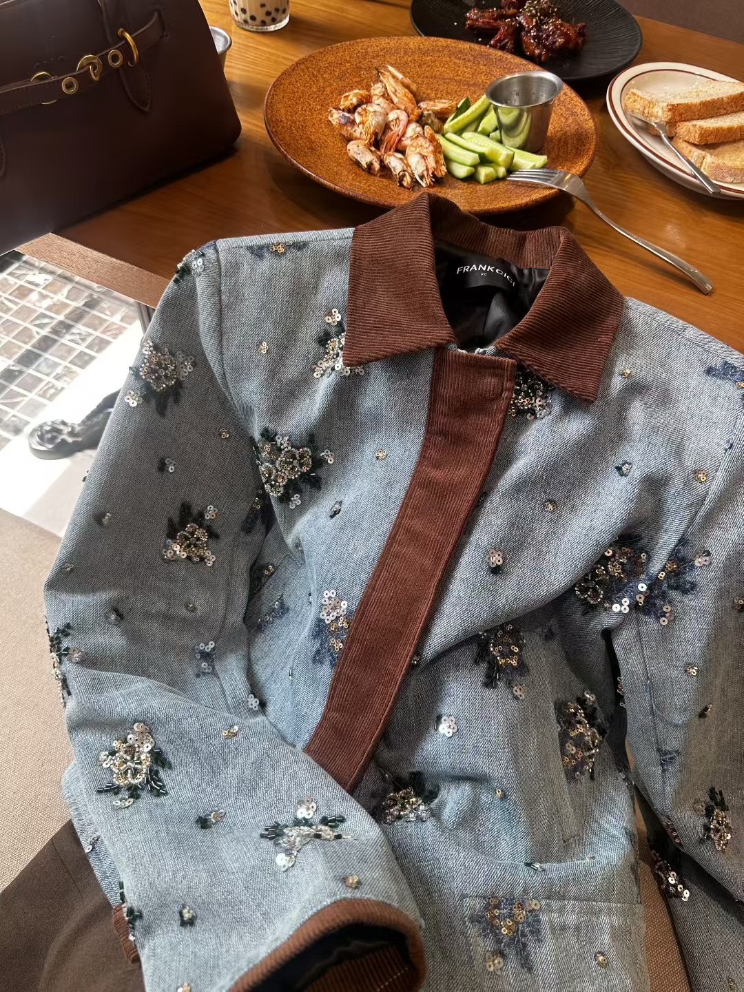 P984 High Quality Women ‘ s Clothes Packed Miu❤❤❤ A new heavy-duty jacket, SML - 图片 7