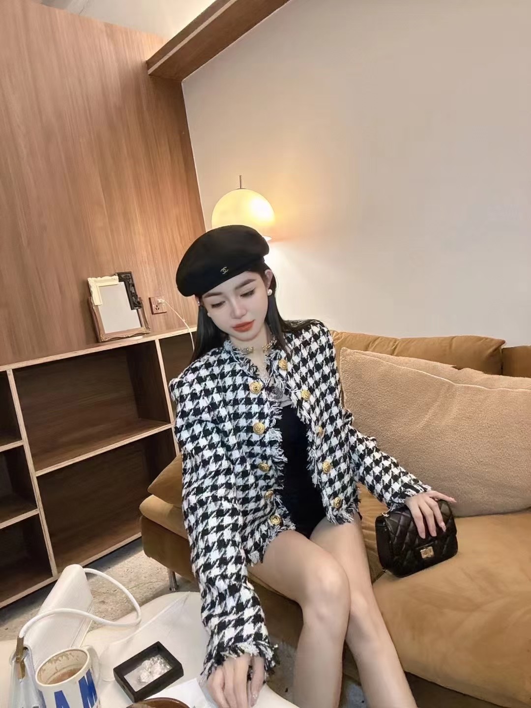 P612 HIGH-END QUALITY WOMEN’S SUIT WITH PACKING B HOUSE A NEW HEAVY-DUTY JACKET, SML - 图片 4