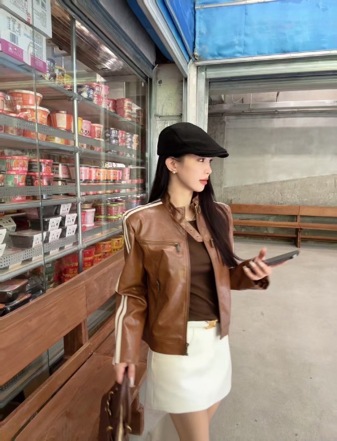 P768 HIGH-END QUALITY FEMALE SUIT WITH DUSTPROOF BAG CD-ROM A NEW HEAVY-DUTY JACKET, SML - 图片 4