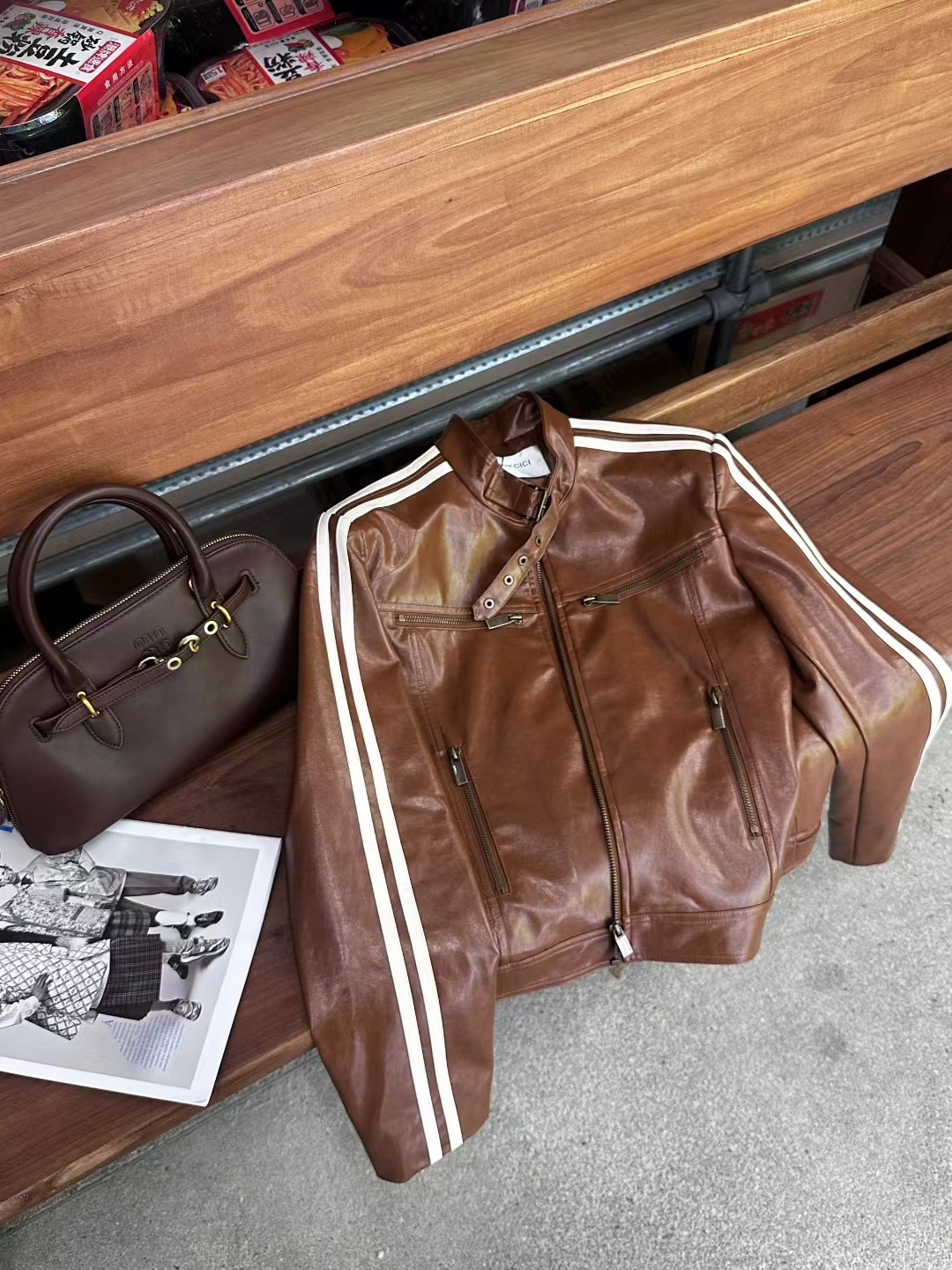 P768 HIGH-END QUALITY FEMALE SUIT WITH DUSTPROOF BAG CD-ROM A NEW HEAVY-DUTY JACKET, SML - 图片 8