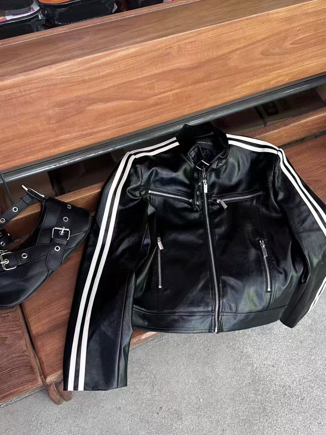 p768 High-end quality female suit with dustproof bag CD-ROM A new heavy-duty jacket, SML - 图片 3