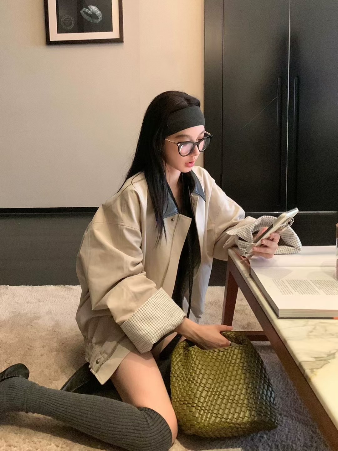 High-End Women’s Clothes with Dust Bags and BV Tile: New Heavy-Duty Jacket - 图片 2