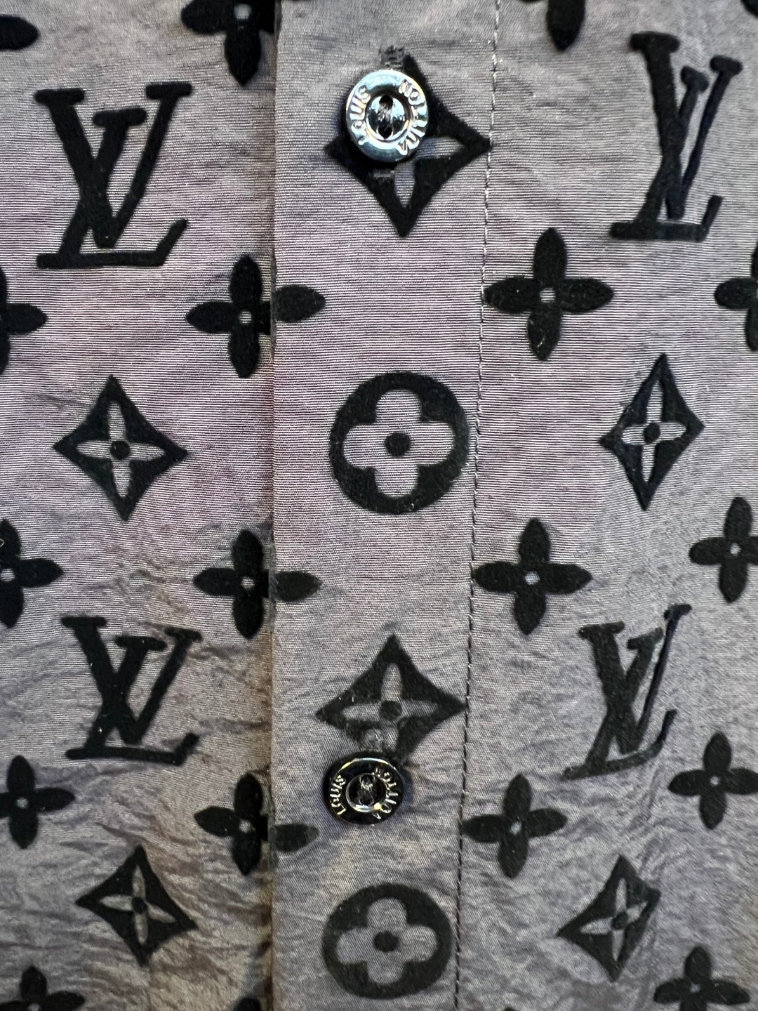 Louis Vuitton Classic Flocked Long Sleeve Shirt, Iconic Fashion Statement 4 o 1j7k6l69c1t611ap4182u19qvth52