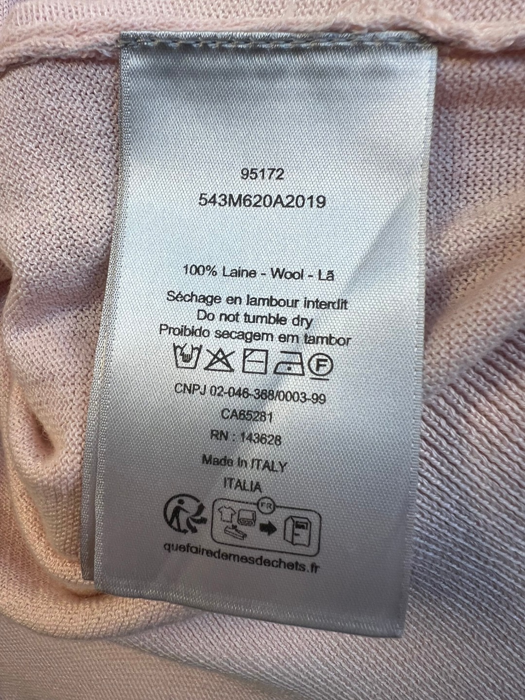 Dior CD Logo Wool Knit Sweater - 25FW Collection 4 o 1j7p028oldat2m31v891a6dfkt3