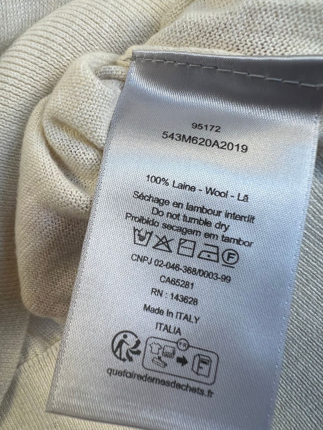 Dior CD Logo Wool Knit Sweater - New 25FW Collection, XS-L Sizes 6 o 1j7p06vq9go21bdjppi13cb9vm4