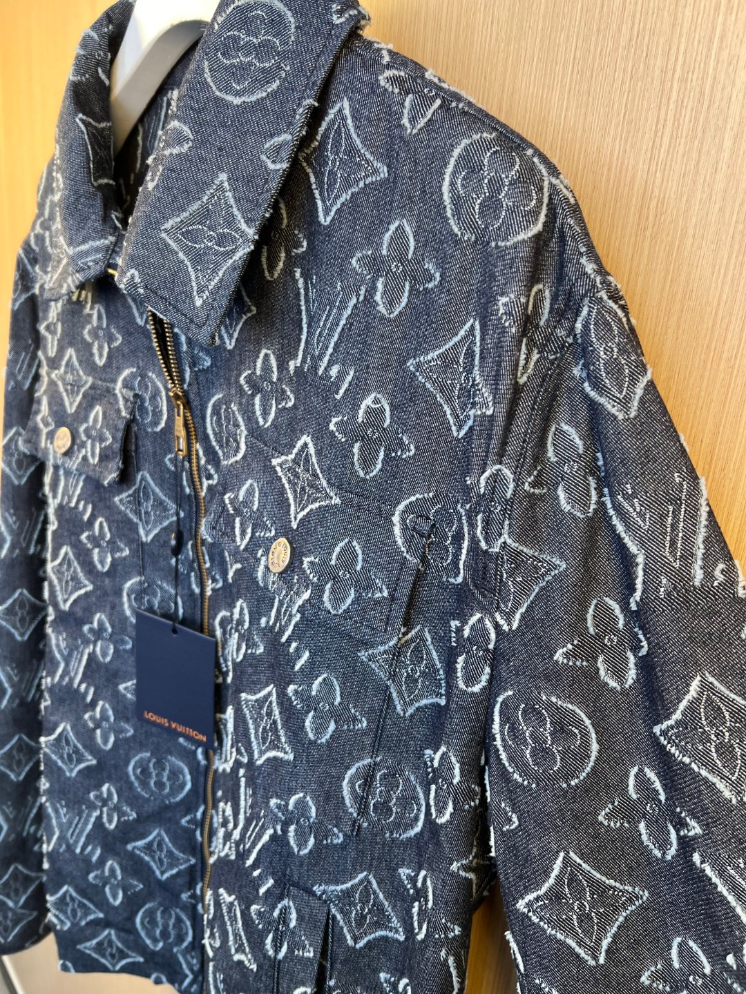 Louis Vuitton 25SS Jacquard Monogram Denim Blouson Jacket - Black, Size S-XL 7 o 1j7pb1heu1c2s13h36cf134j7fr5