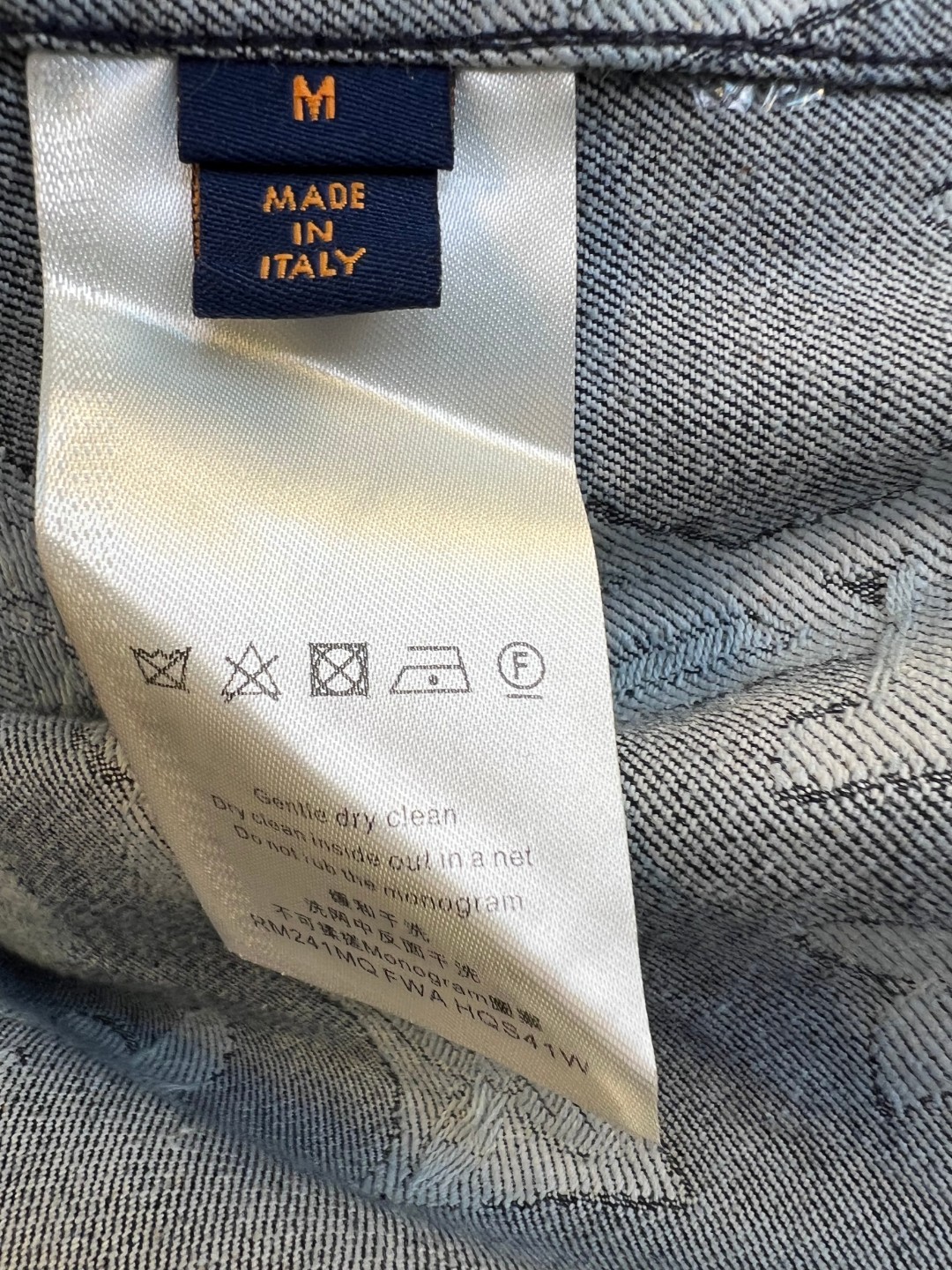 Louis Vuitton 25SS Jacquard Monogram Denim Blouson Jacket - Black, Size S-XL 6 o 1j7pb1heu6v71p2s1iiptlg1mr54