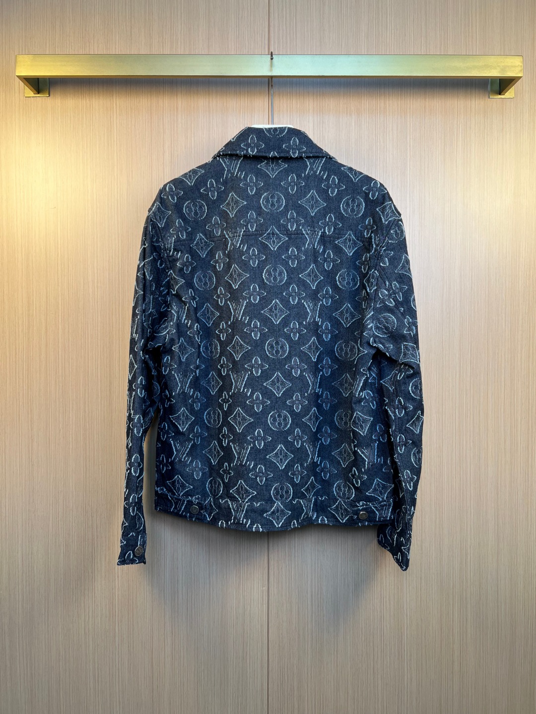 Louis Vuitton 25SS Jacquard Monogram Denim Blouson Jacket - Black, Size S-XL 8 o 1j7pb1hev70q1ke81q191fod1nb06