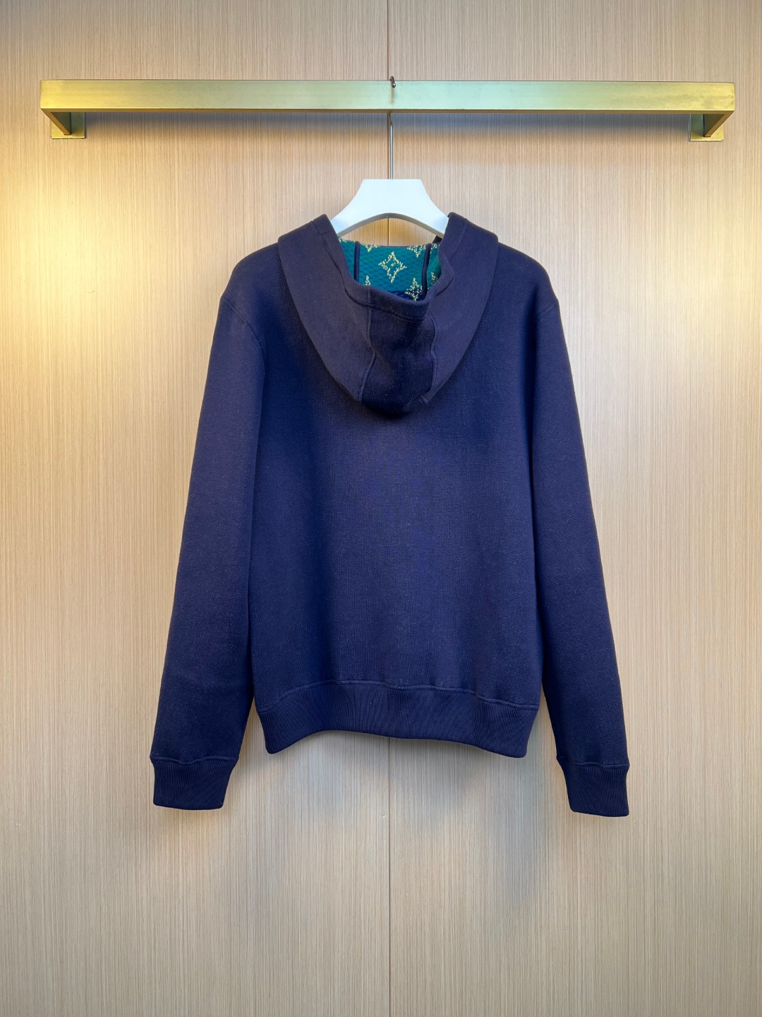 Louis Vuitton Monogram Jersey Zip-Up Hoodie, Green/Navy 9 o 1j7rtk3ai1e50isgr2dhup1c6t7