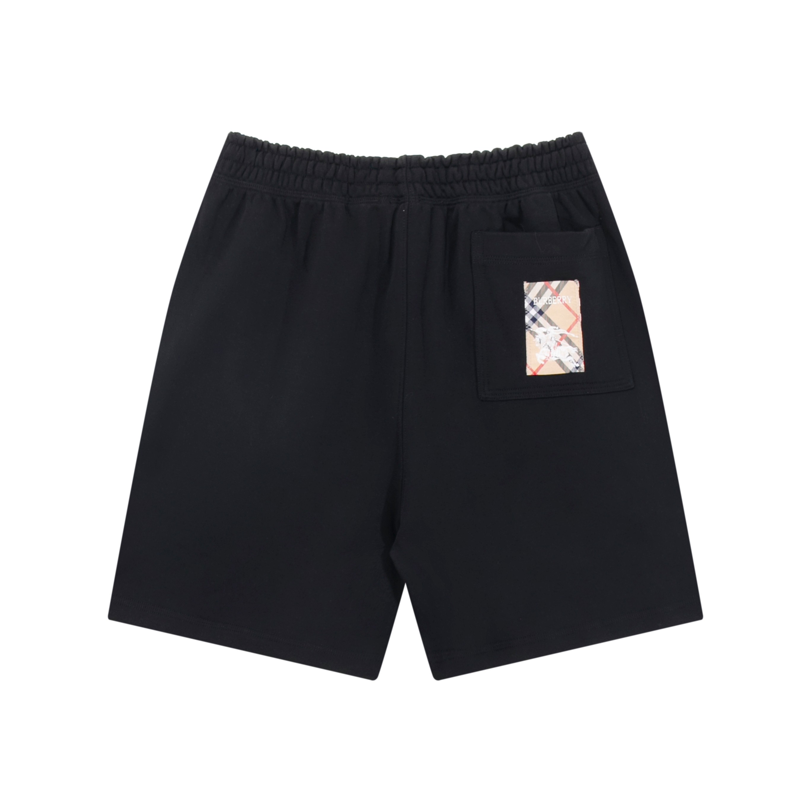 Pantalones cortos casuales de algodón con aplicación de etiqueta a cuadros bbr Burberry nuevos y de alta calidad [El pr…