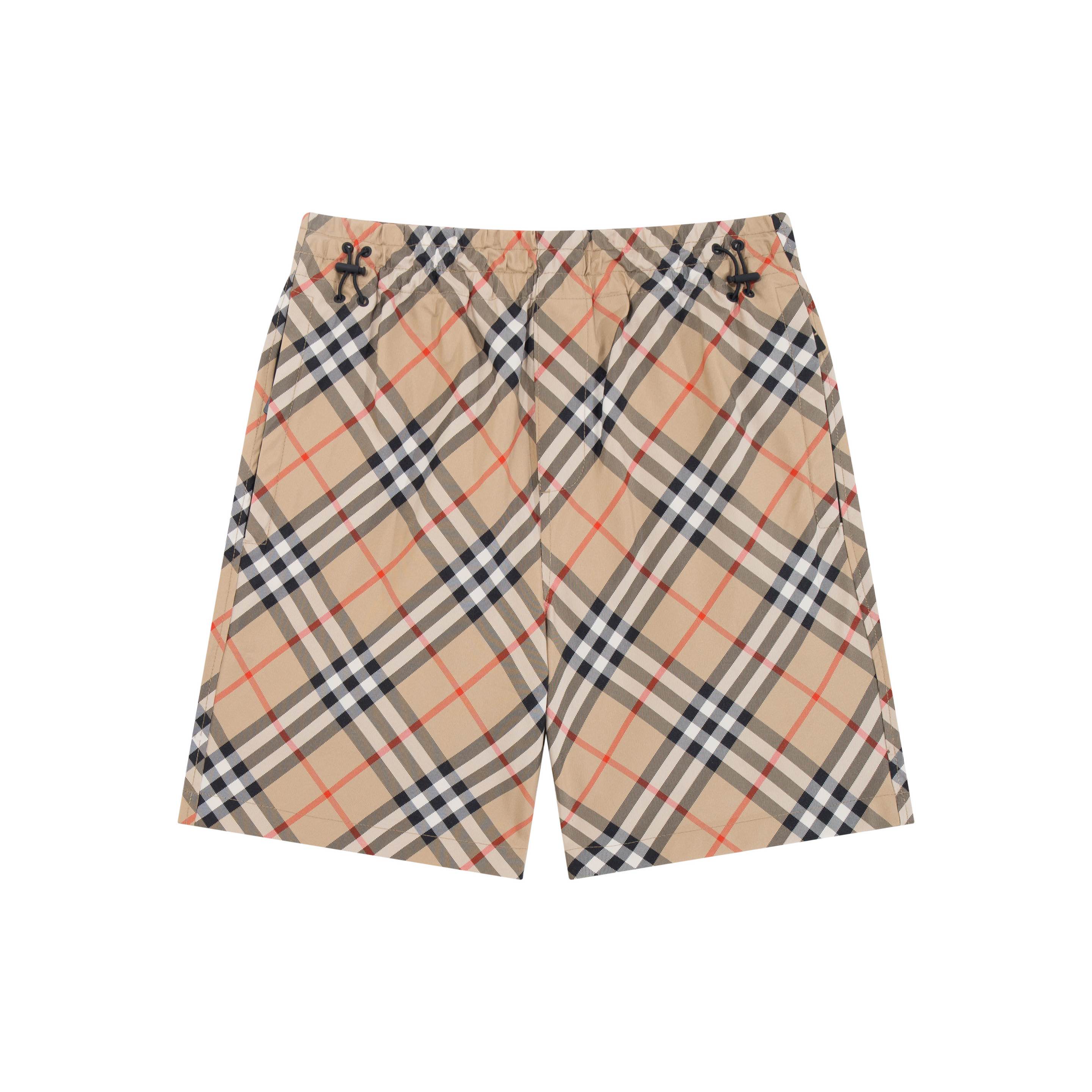 Pantalones cortos de playa informales a cuadros diagonales clásicos BBR 25ss nuevos y de alta calidad. Silueta guapa y …