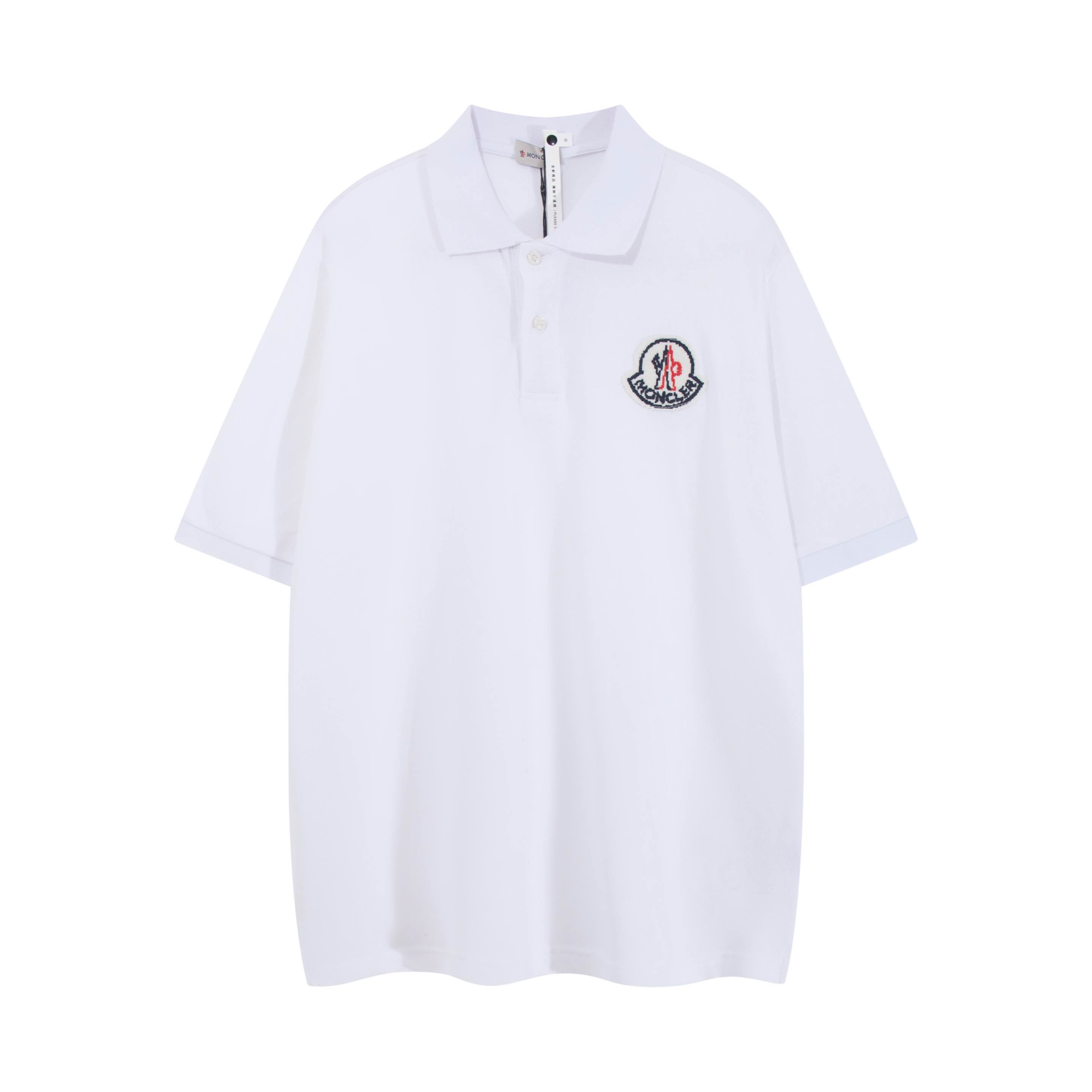 Novedad de alta calidad, camiseta de manga corta Mone* MC25 SS con logotipo pixelado clásico bordado en el pecho. Tejid…