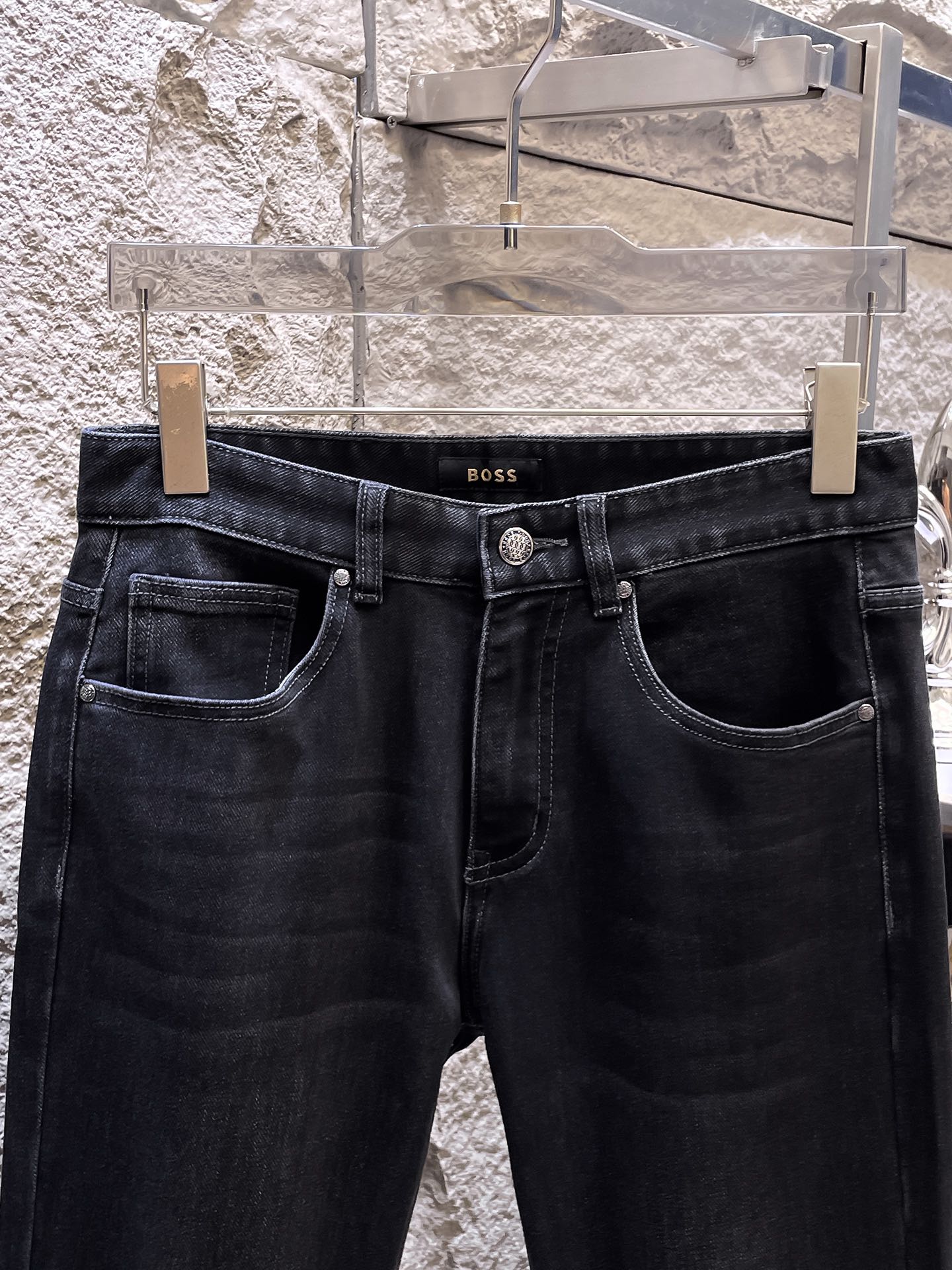 Designer Jeans with Letter Print Logo, Premium Denim, Stylish and Comfortable 3 i1754580911 8157 1