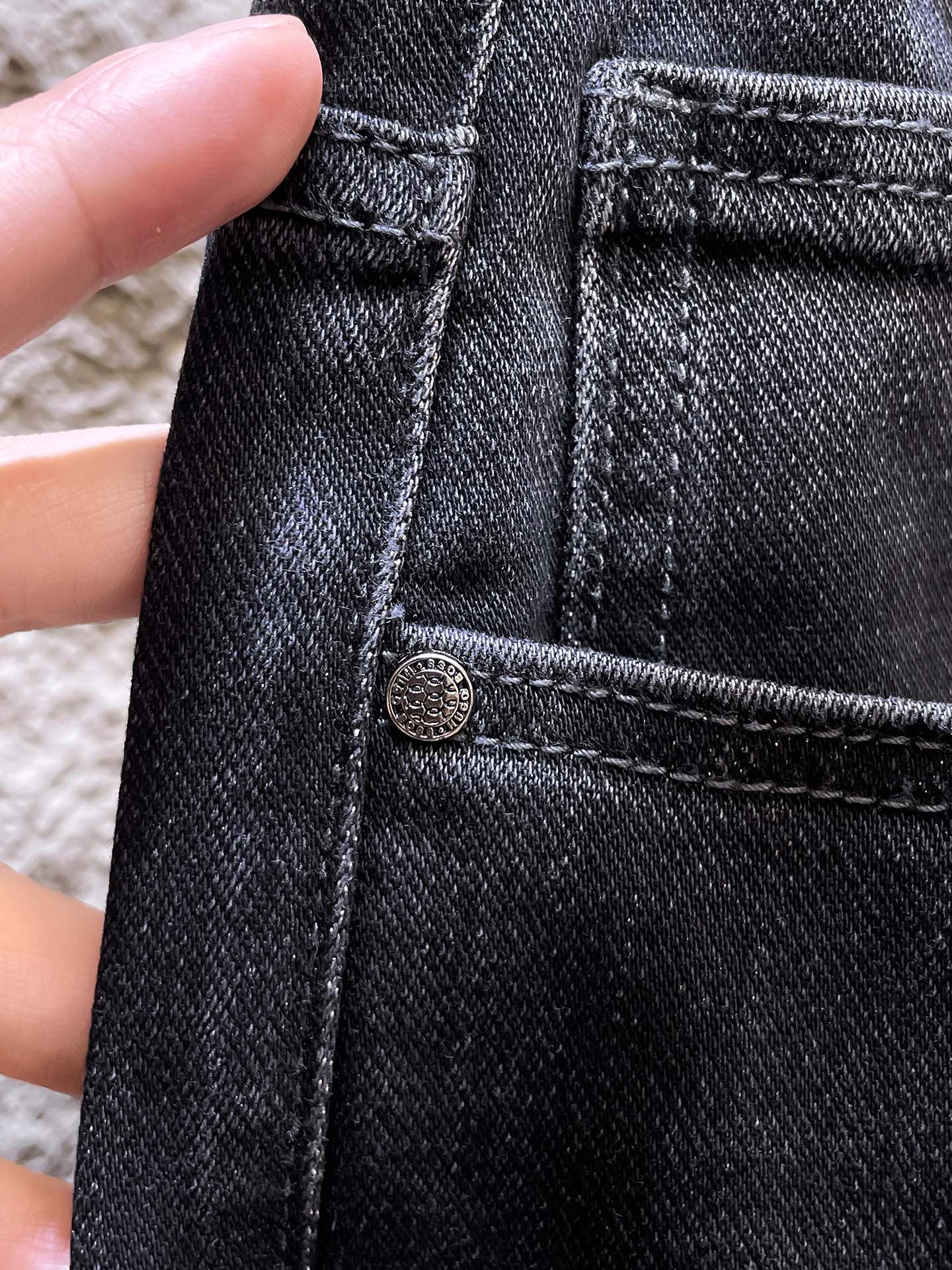 Designer Jeans with Letter Print Logo, Premium Denim, Stylish and Comfortable 5 i1754580912 3 6