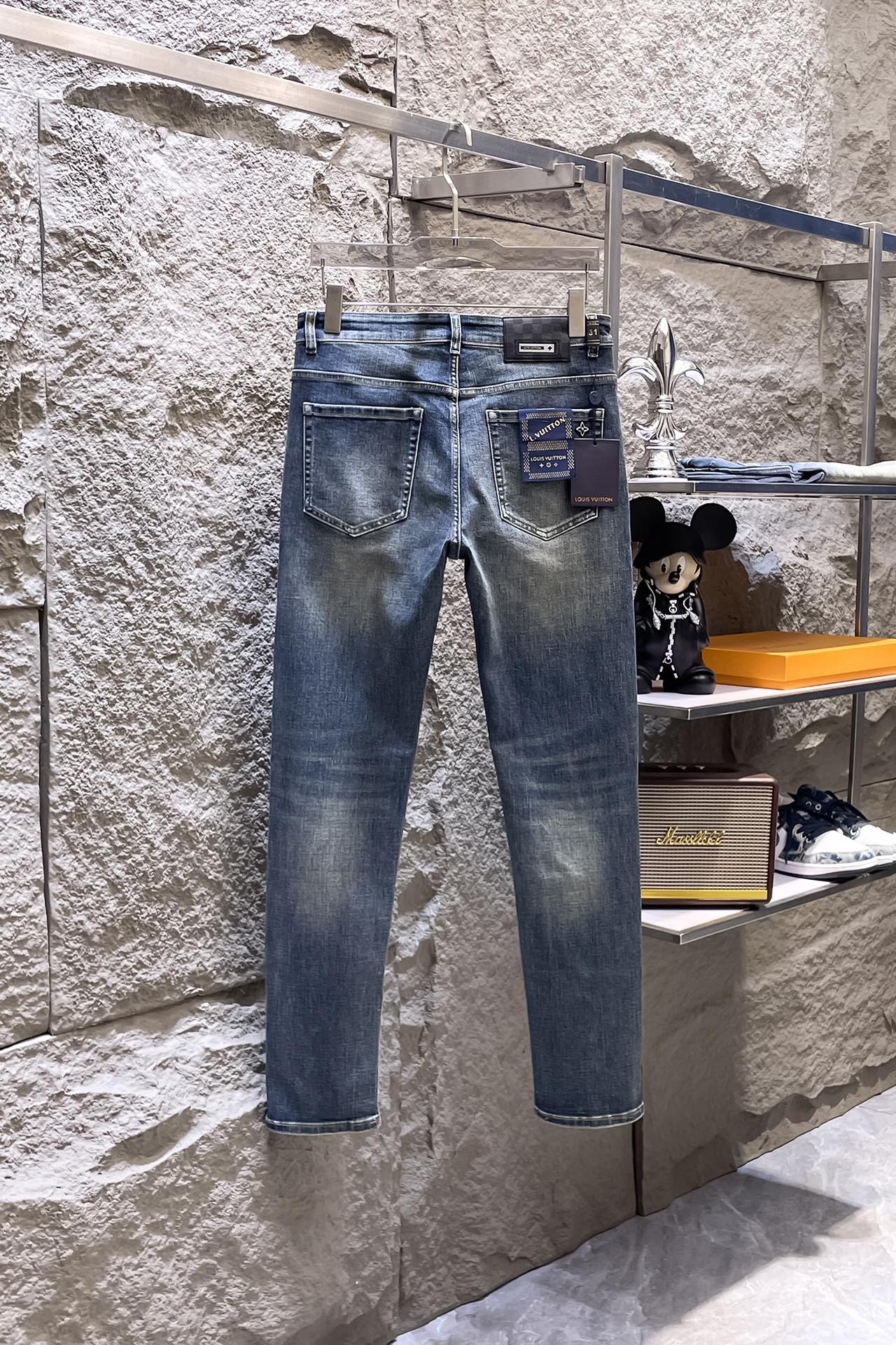 Designer Jeans with High-End Letter Print Logo and Custom Hardware 6 i1754581101 5556 6