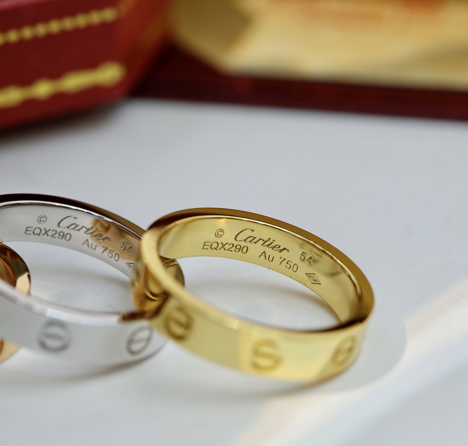Cartier 升级版Cartier无钻窄版版戒指