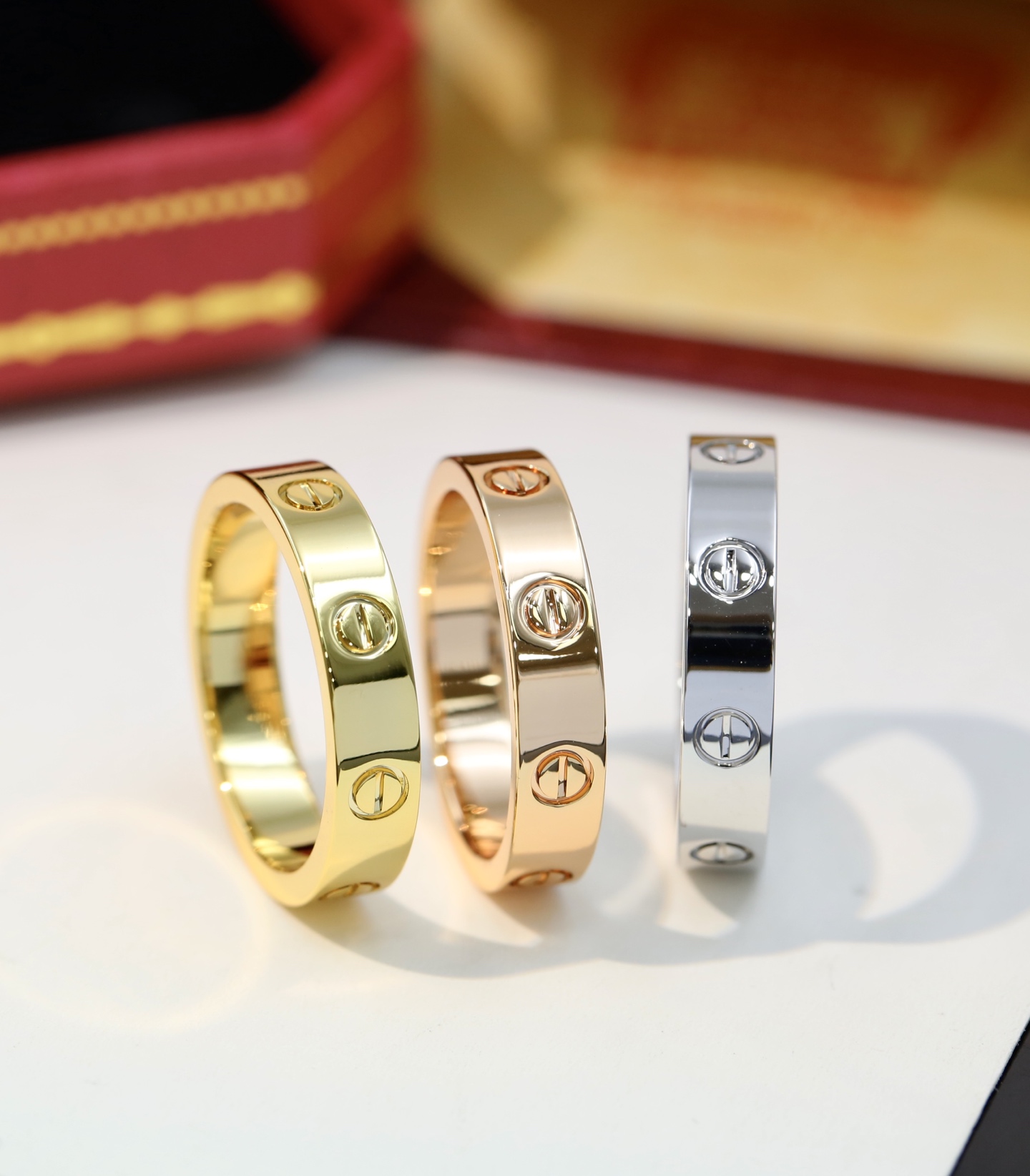 Cartier 升级版Cartier无钻窄版版戒指