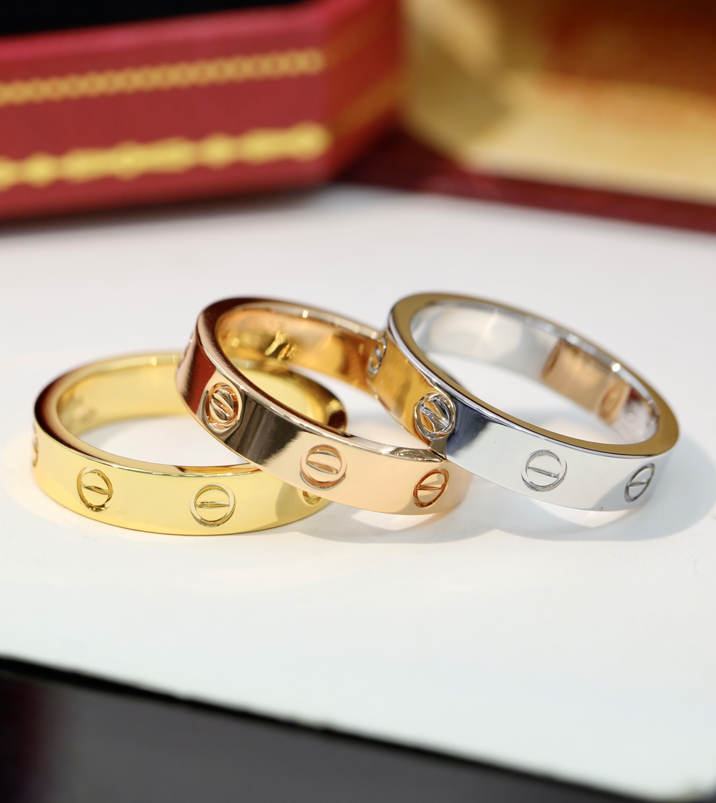 Cartier 升级版Cartier无钻窄版版戒指