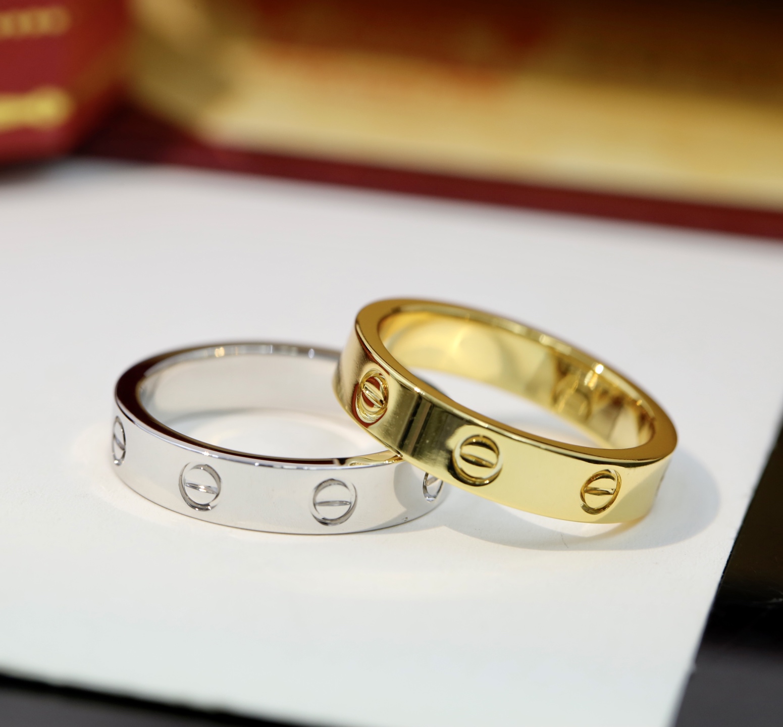 Cartier 升级版Cartier无钻窄版版戒指