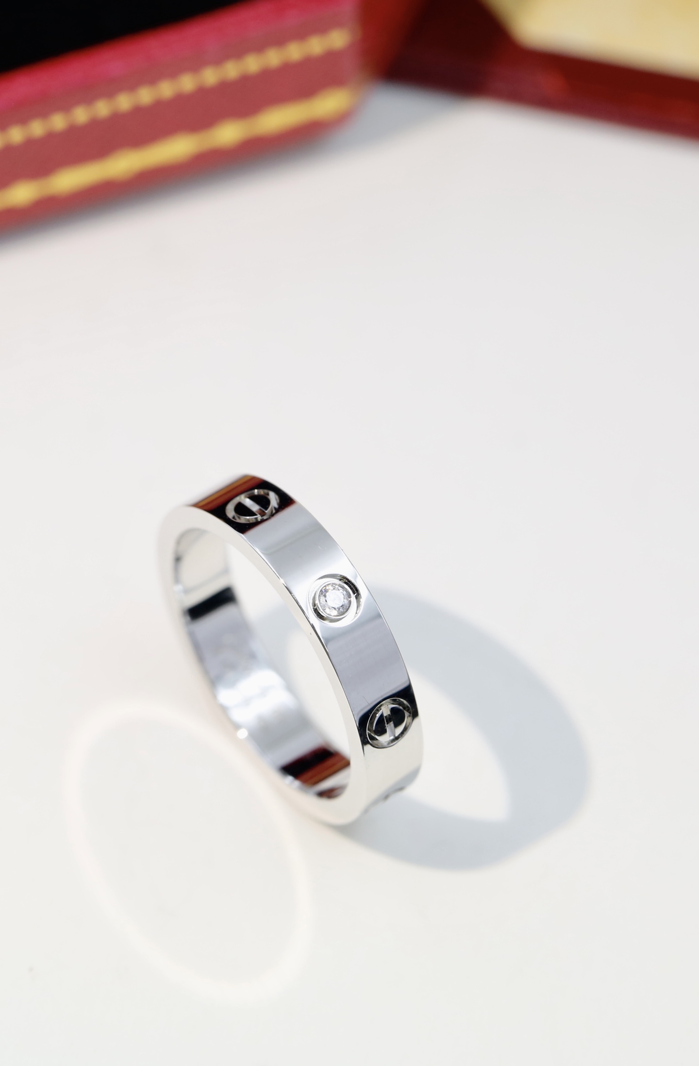 Cartier 升级版Cartier窄版单钻戒指