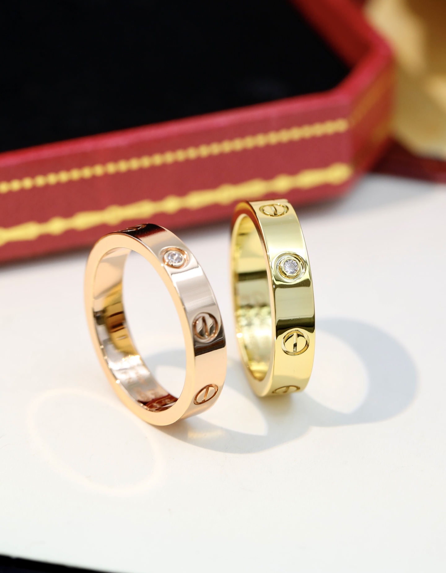 Cartier 升级版Cartier窄版单钻戒指