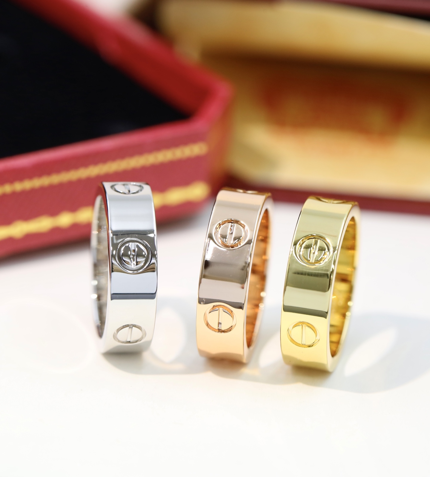 Cartier 升级版Cartier无钻宽版版戒指
