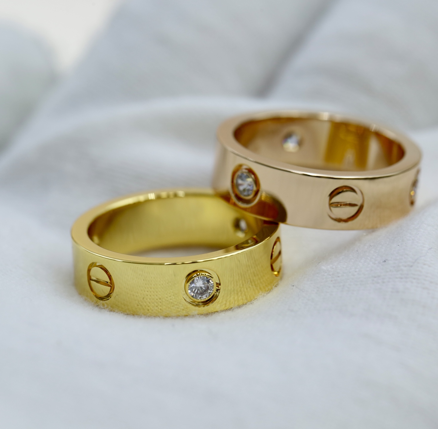 Cartier 升级版Cartier三钻宽版版戒指