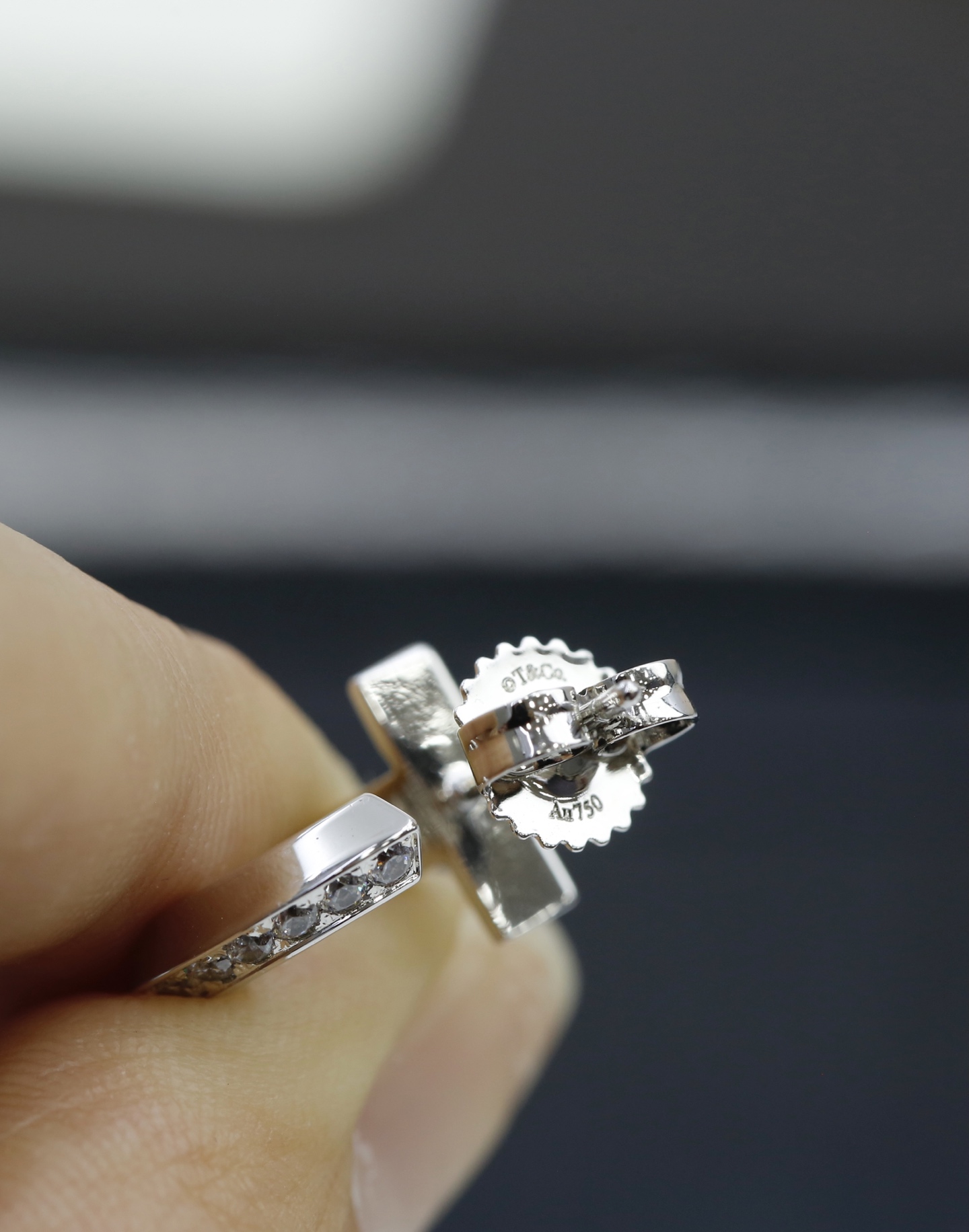 Tiffany & Co. Tiffany&Co｜T1 hoops earring钻石耳钉