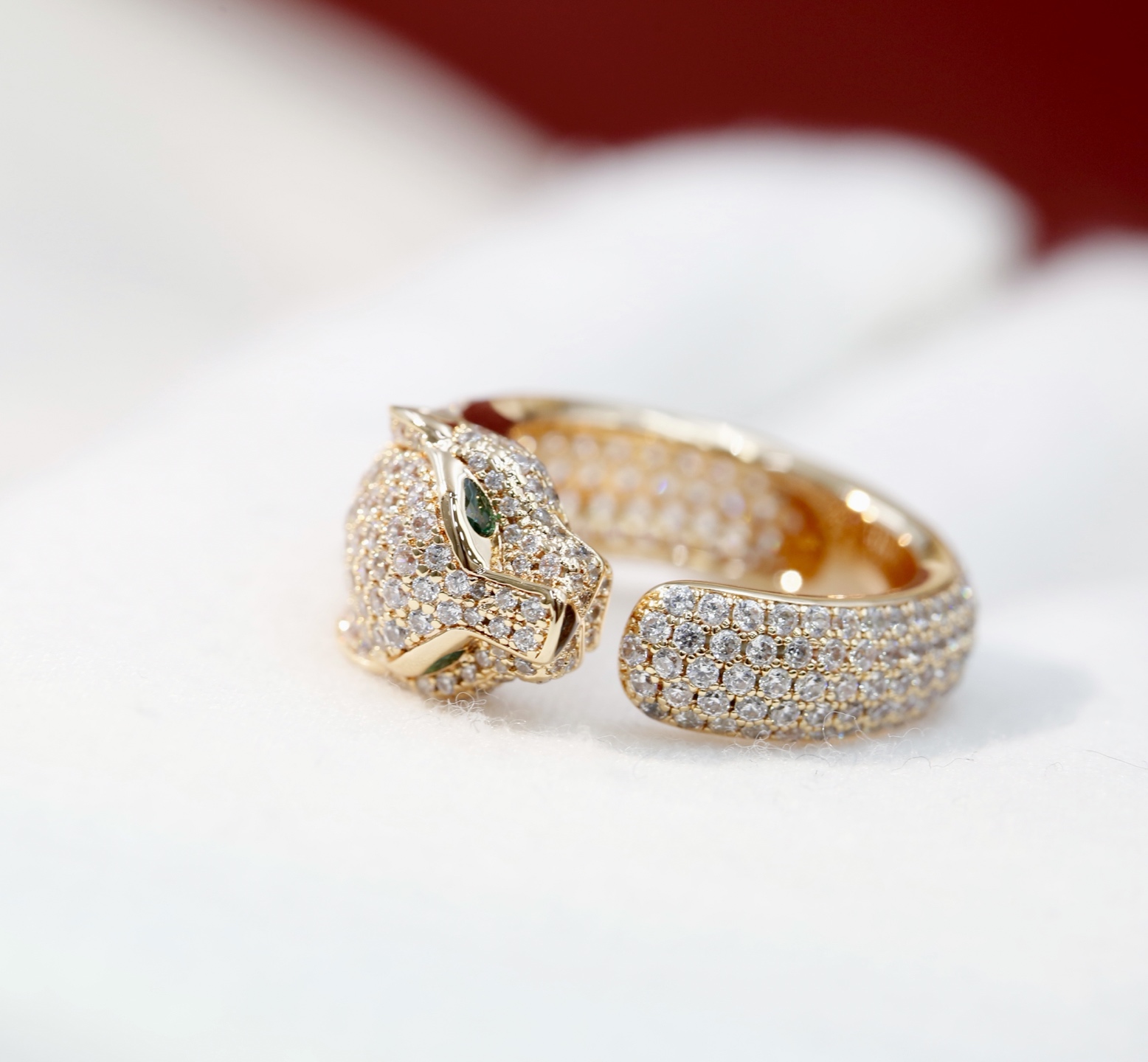 Cartier 卡地亚豹子戒指