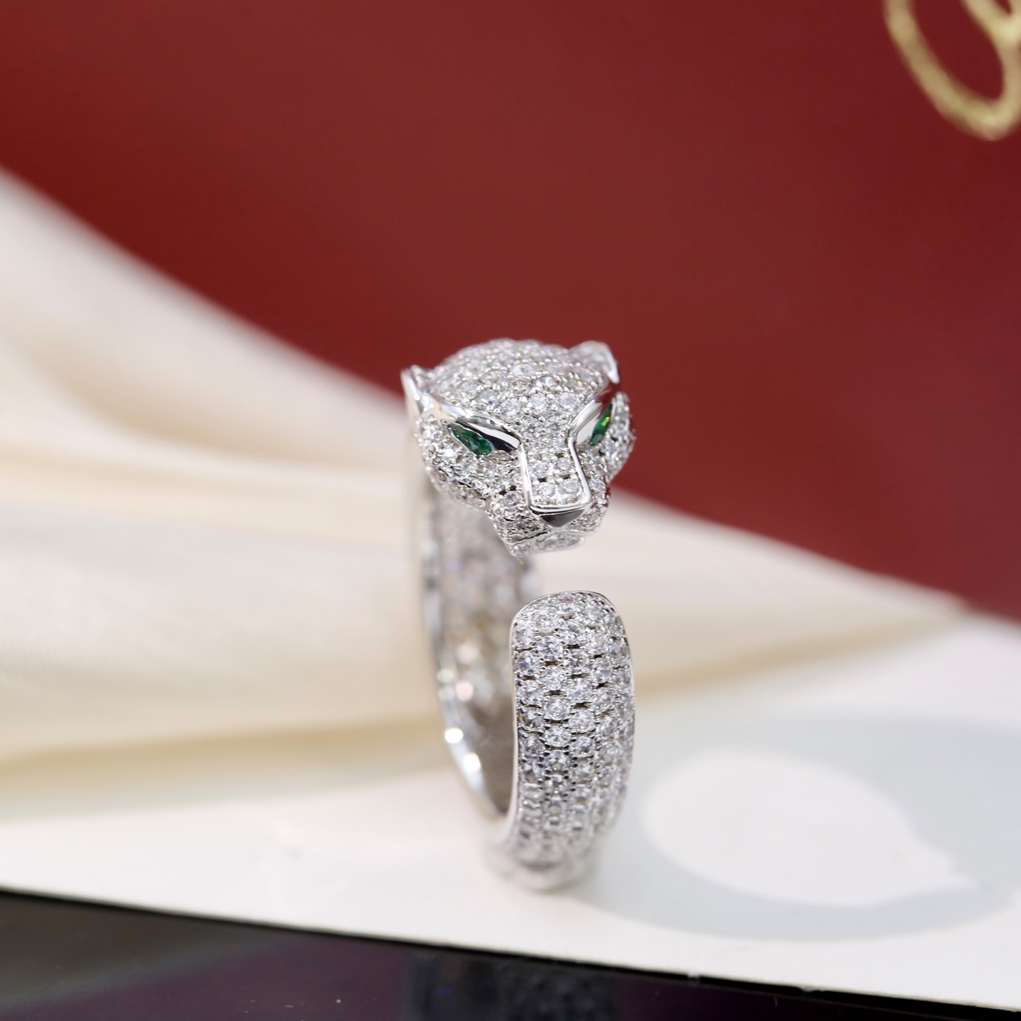 Cartier 卡地亚豹子戒指
