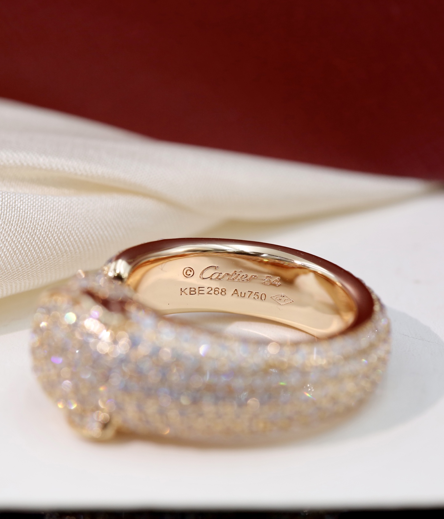 Cartier 卡地亚豹子戒指