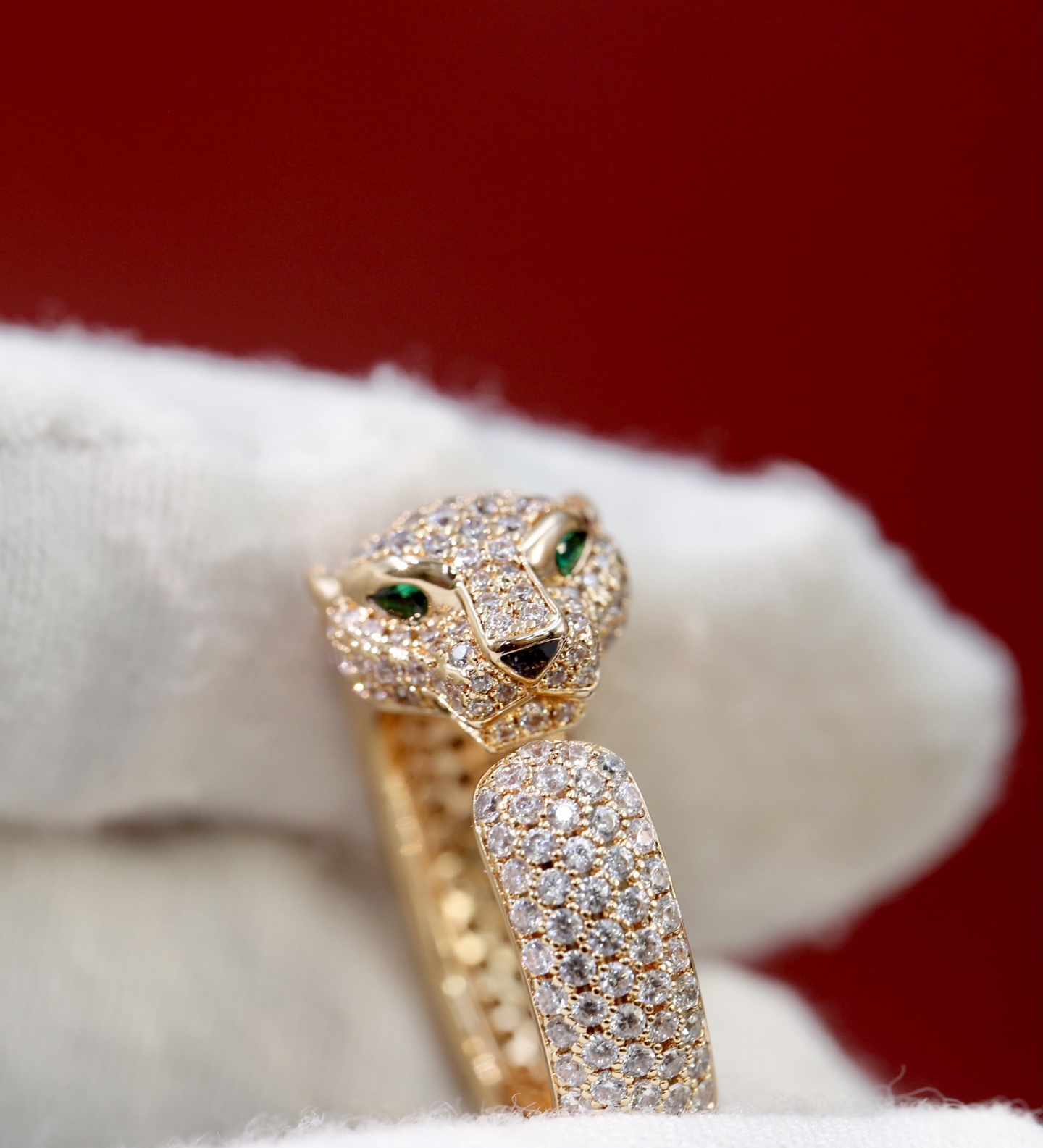 Cartier 卡地亚豹子戒指