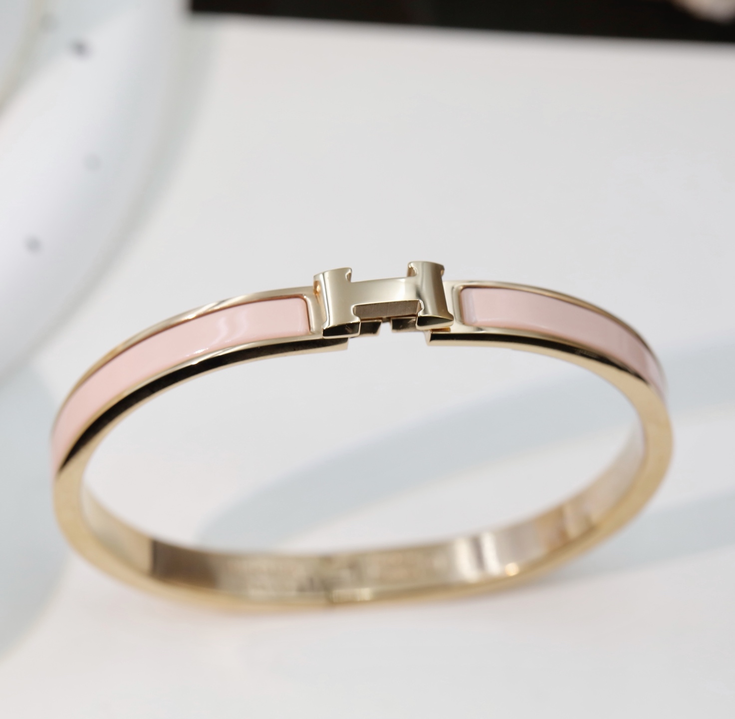 Hermès Hermes 窄版珐琅手镯 多色可选