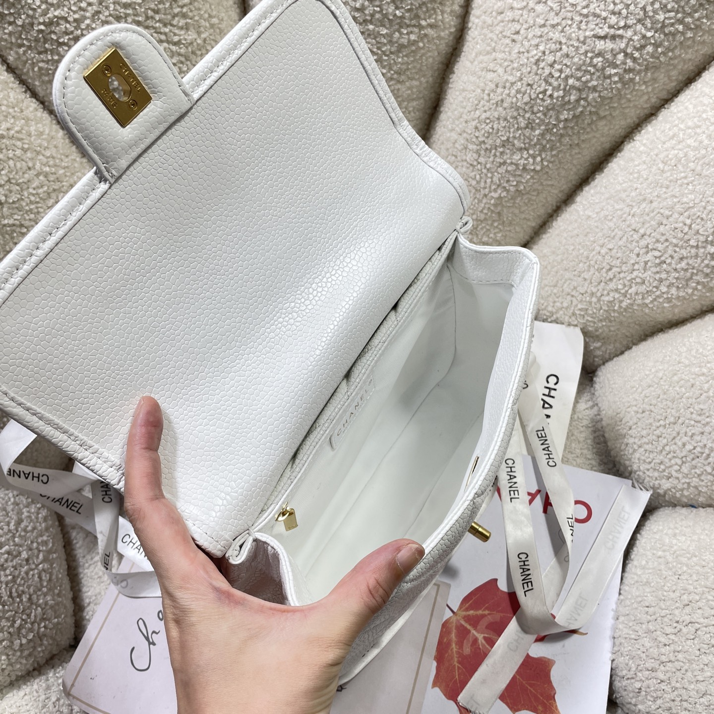 Chanel AS5347 Model: Original Quality and Radiance, Imported Hardware, 25x17x7 cm Size - 图片 8