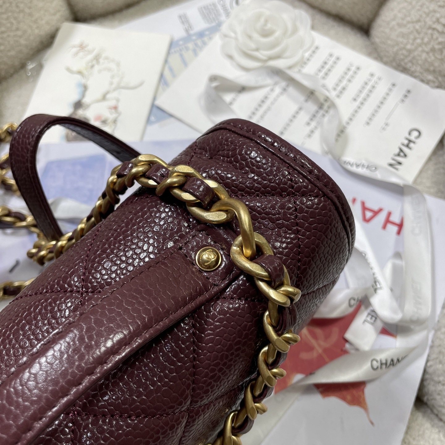 Chanel AS5347 Model: Original Quality, Radiant Style, Imported Materials, Original Hardware, 25x17x7 cm. - 图片 7