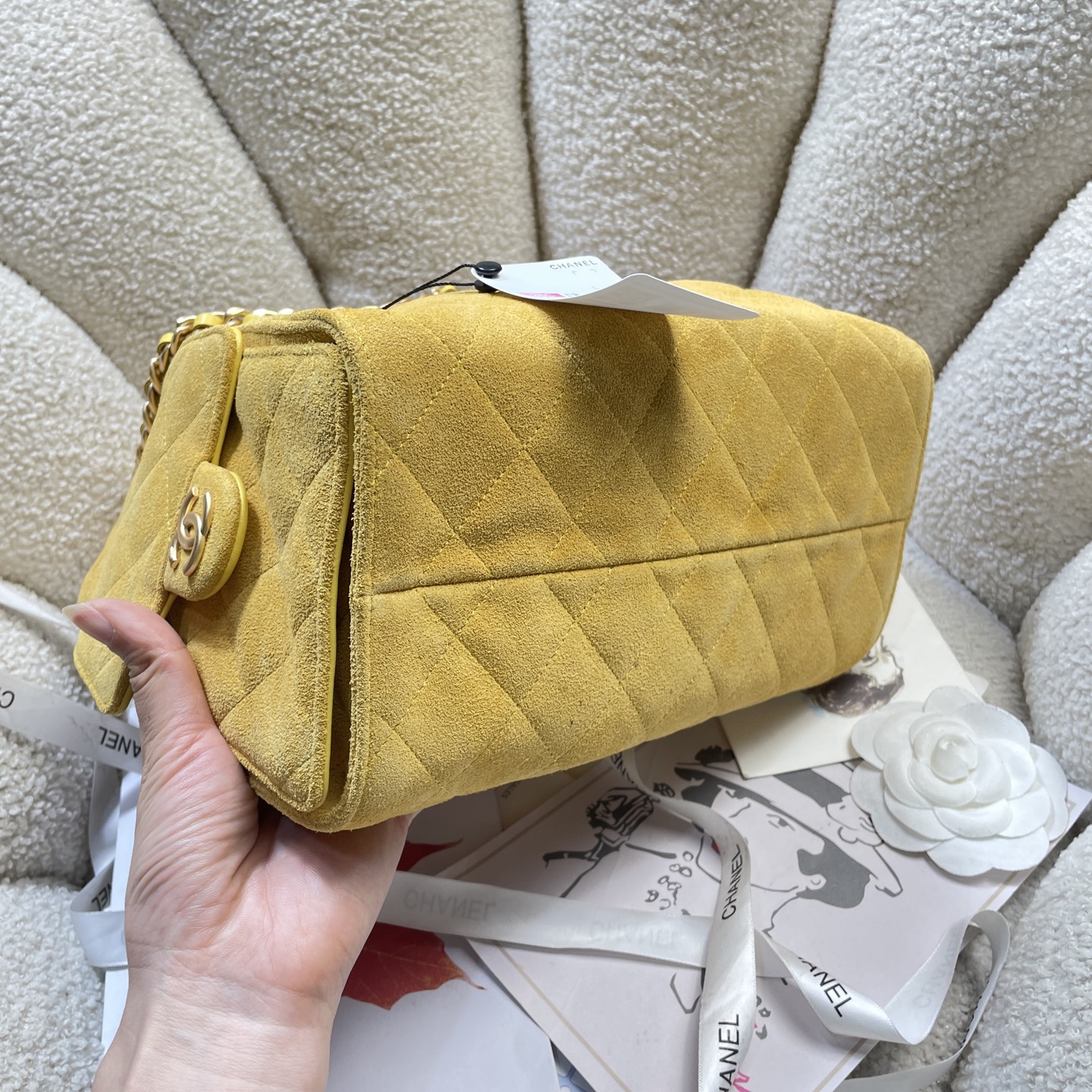 Chanel Style Leather Tote Bag style reference detail image 3 from source 785911